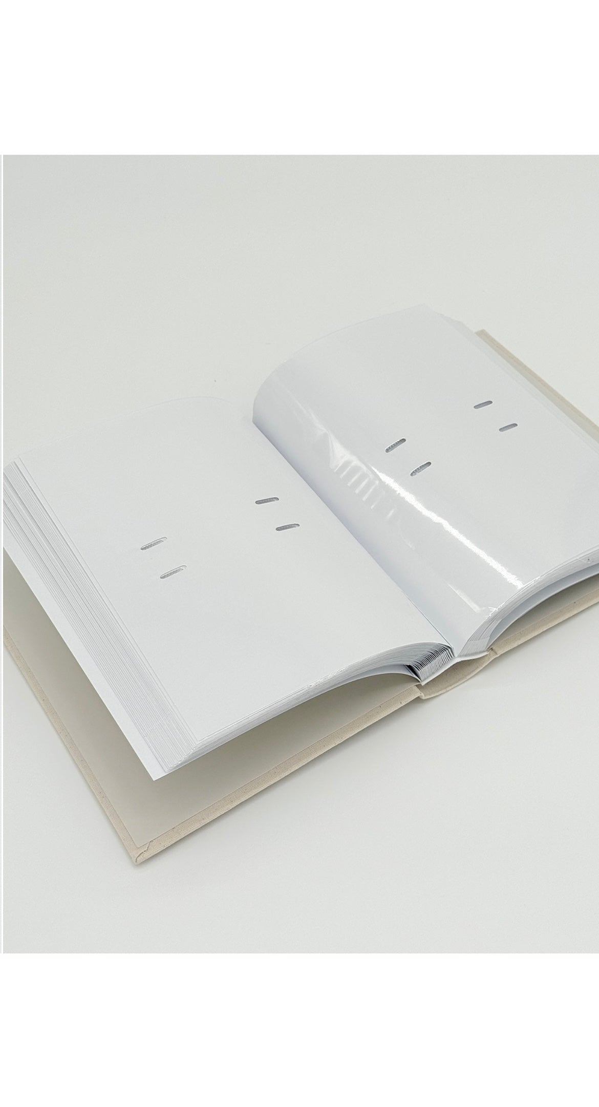 Our First Year - linen photo album