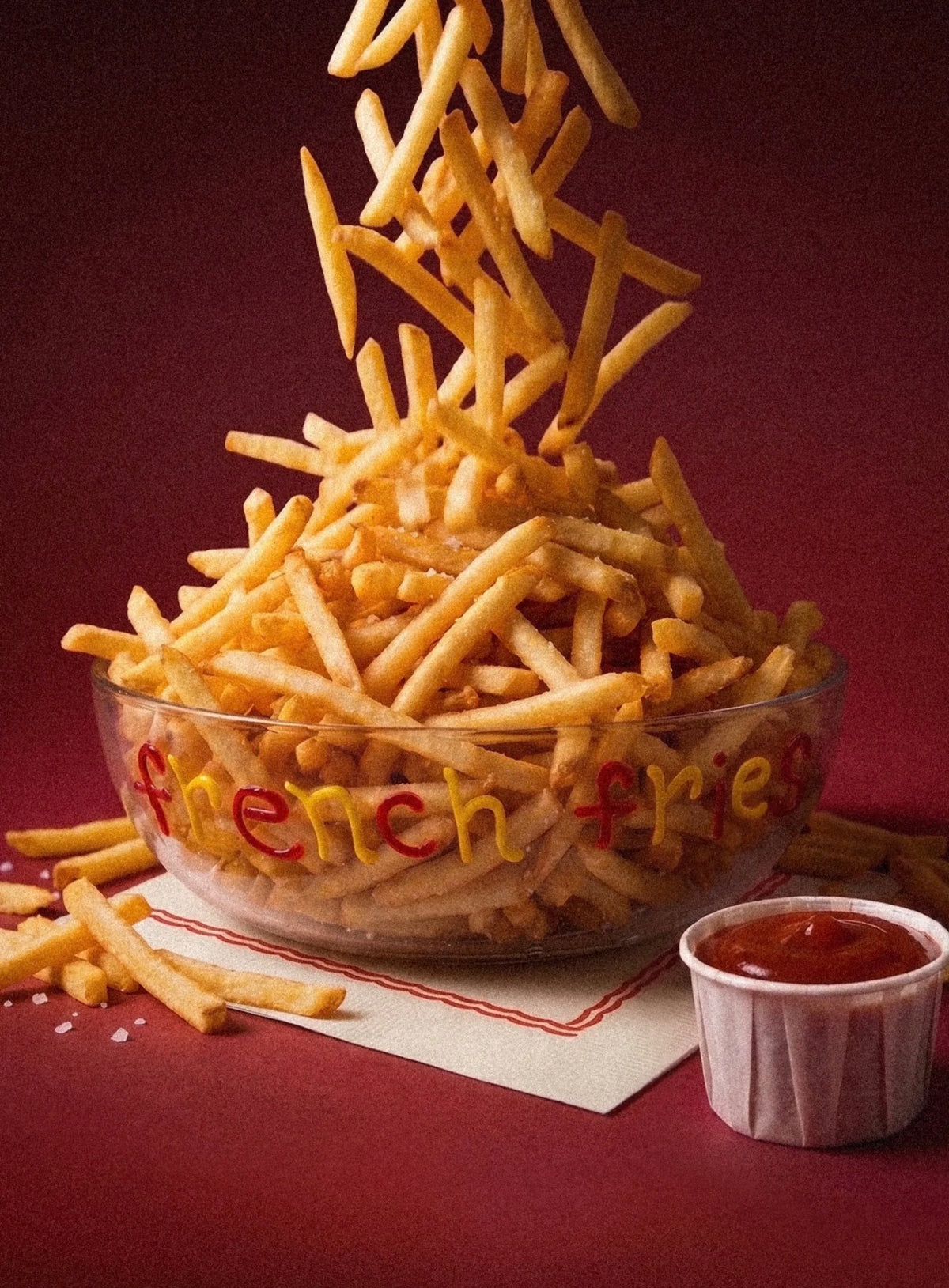 French Fries serving bowl