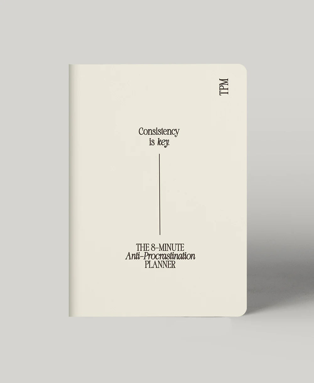 The 8-Minute Anti-Procrastination Planner (3-Month Pack)