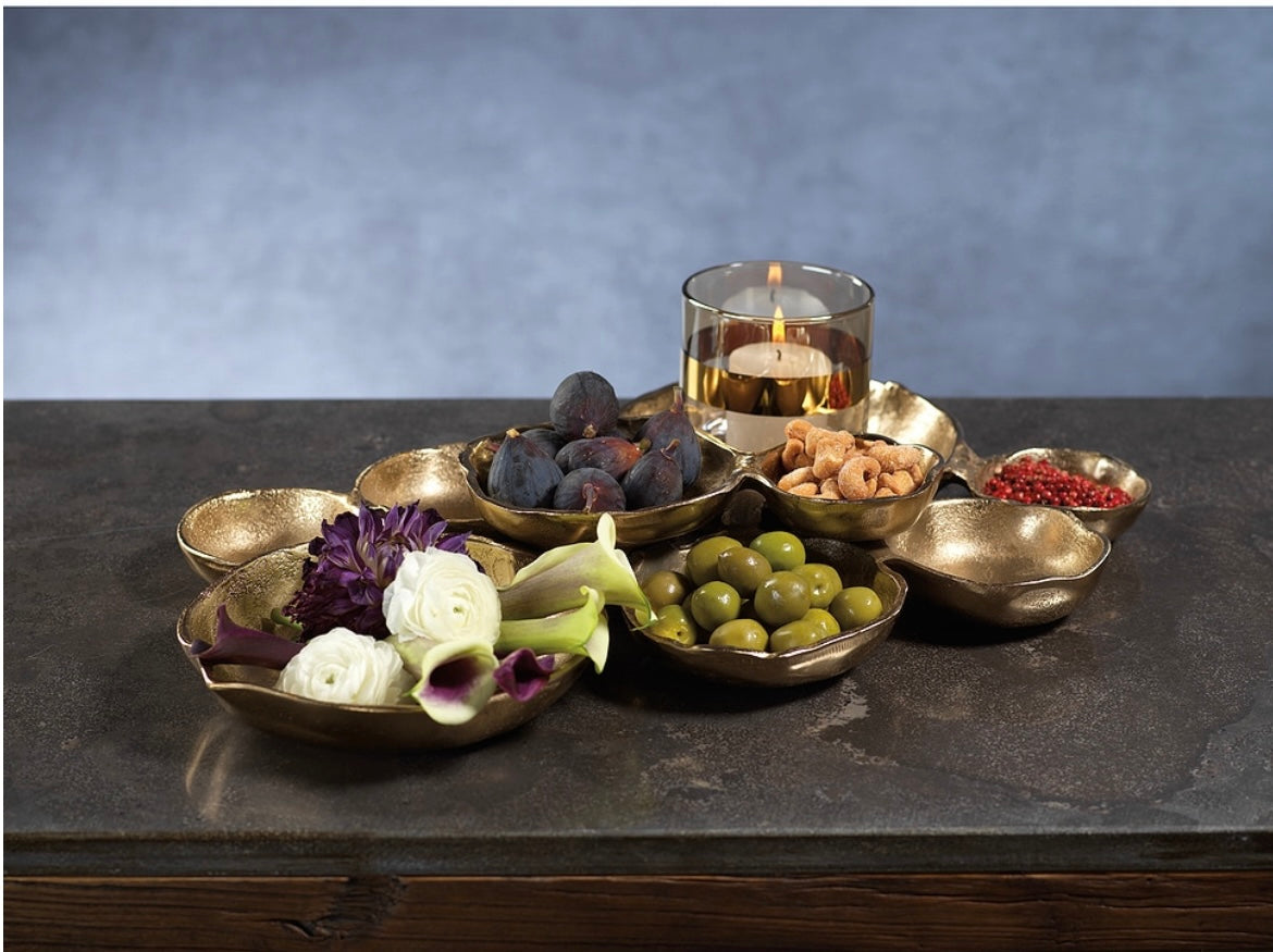 Round serving bowls - set of 9