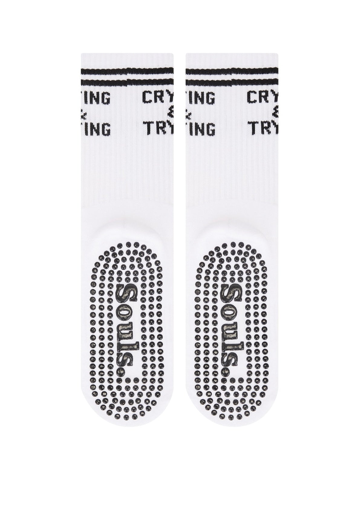 Crying & Trying Grip Socks
