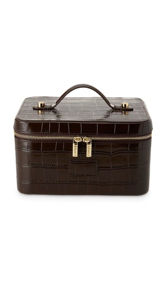 Vanity Case in espresso croco