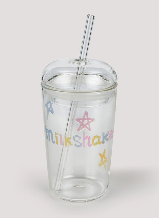 Milkshake glass tumbler