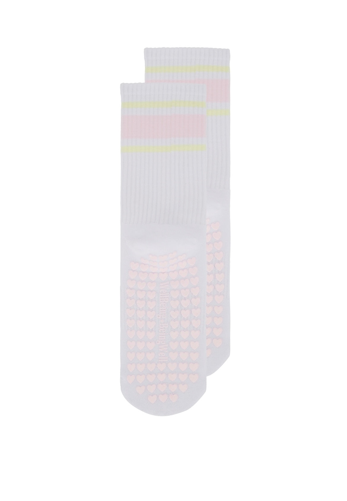 Pastel Stripes Grip Socks