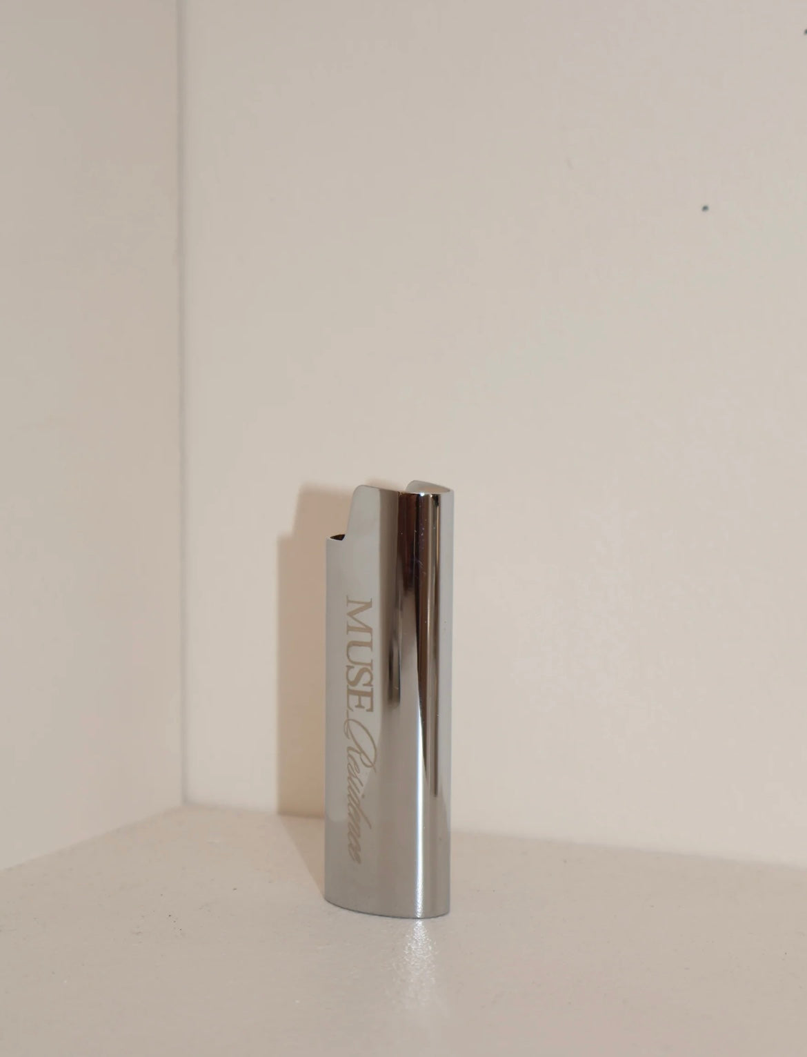 Silver lighter shell & pouch