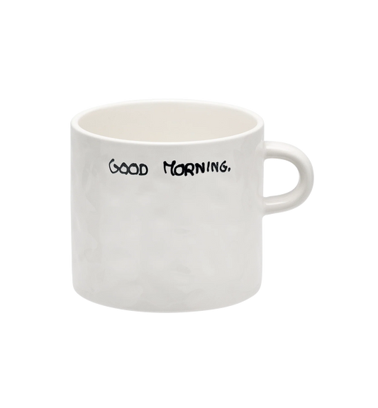 “Good Morning” tea mug