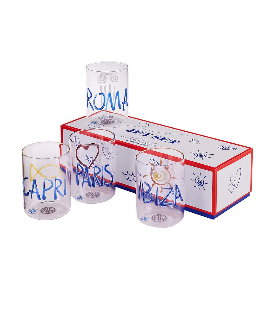 Jetset Glassware