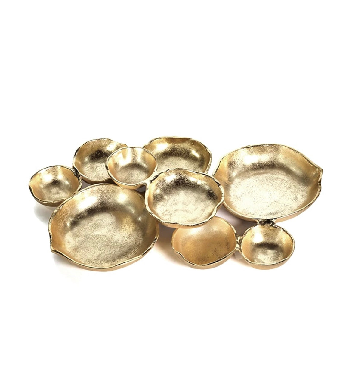 Round serving bowls - set of 9