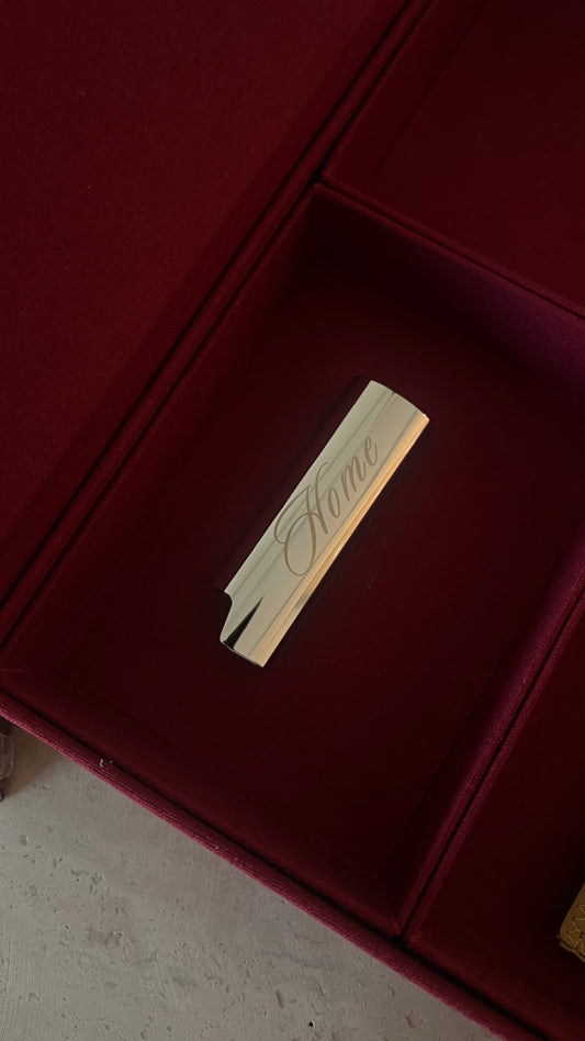 Silver lighter shell & pouch