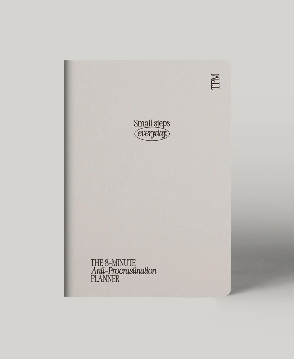 The 8-Minute Anti-Procrastination Planner (3-Month Pack)