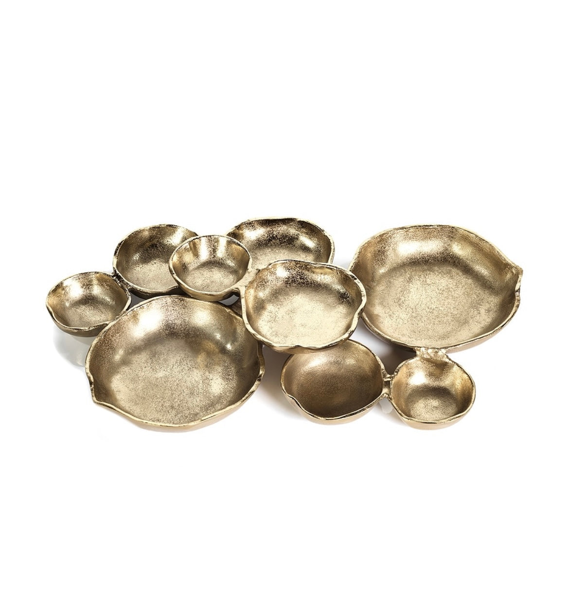 Round serving bowls - set of 9